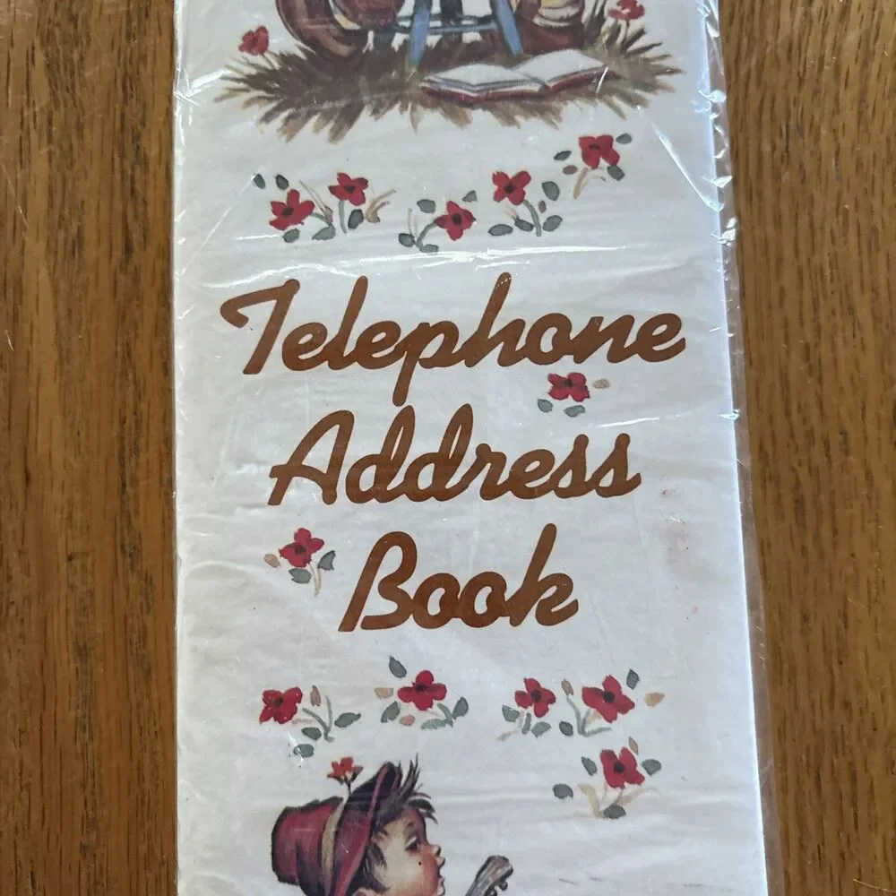 Vintage Giftco, Inc Hummel Style Address Book. Original Sealed Packaging.